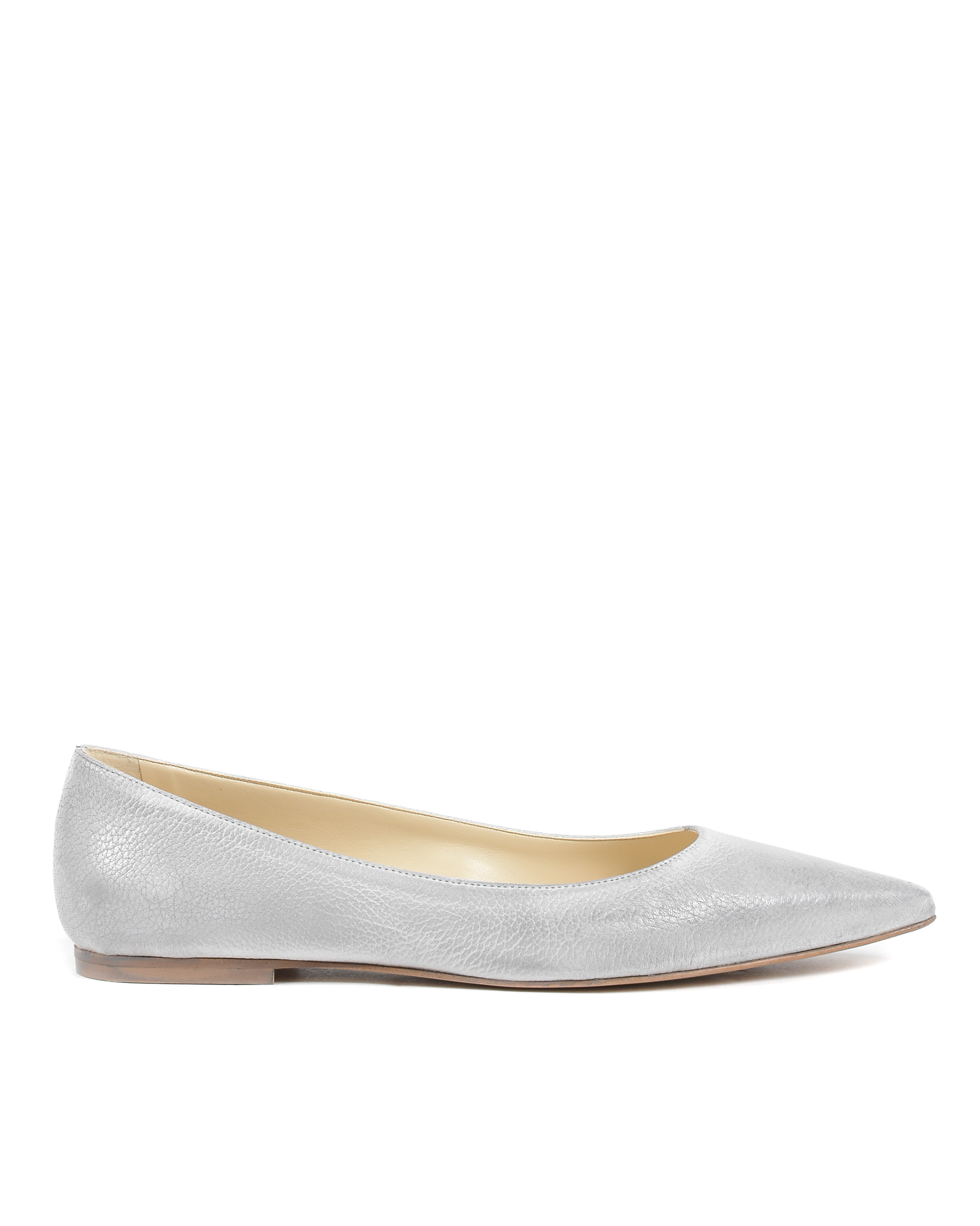 19V69 Italia Ballerina da donna Bianca 4747 SPAZZOLATO NAPPA BIANCO