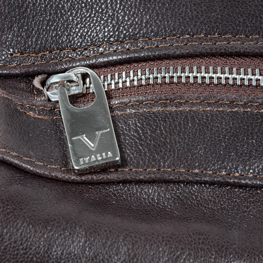 V 1969 Italia Borsa sportiva da uomo marrone BERLINO