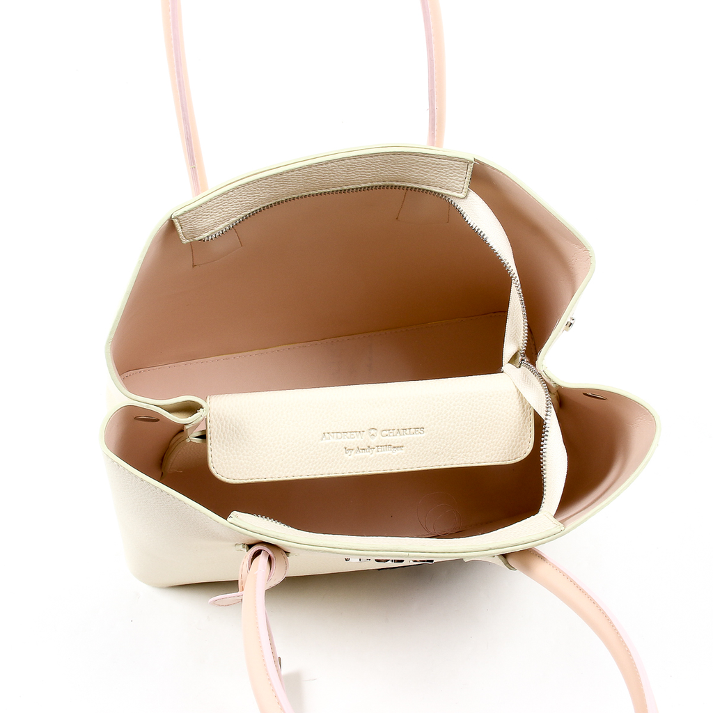 Borsa a mano da donna Andrew Charles Beige GEORGIA
