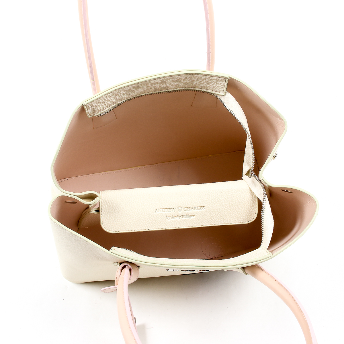 Borsa a mano da donna Andrew Charles Beige GEORGIA