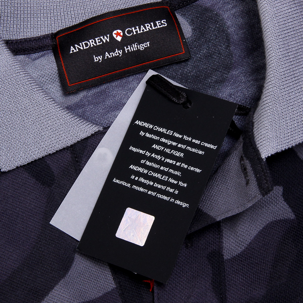 Andrew Charles Polo da uomo a maniche corte multicolore STEVE