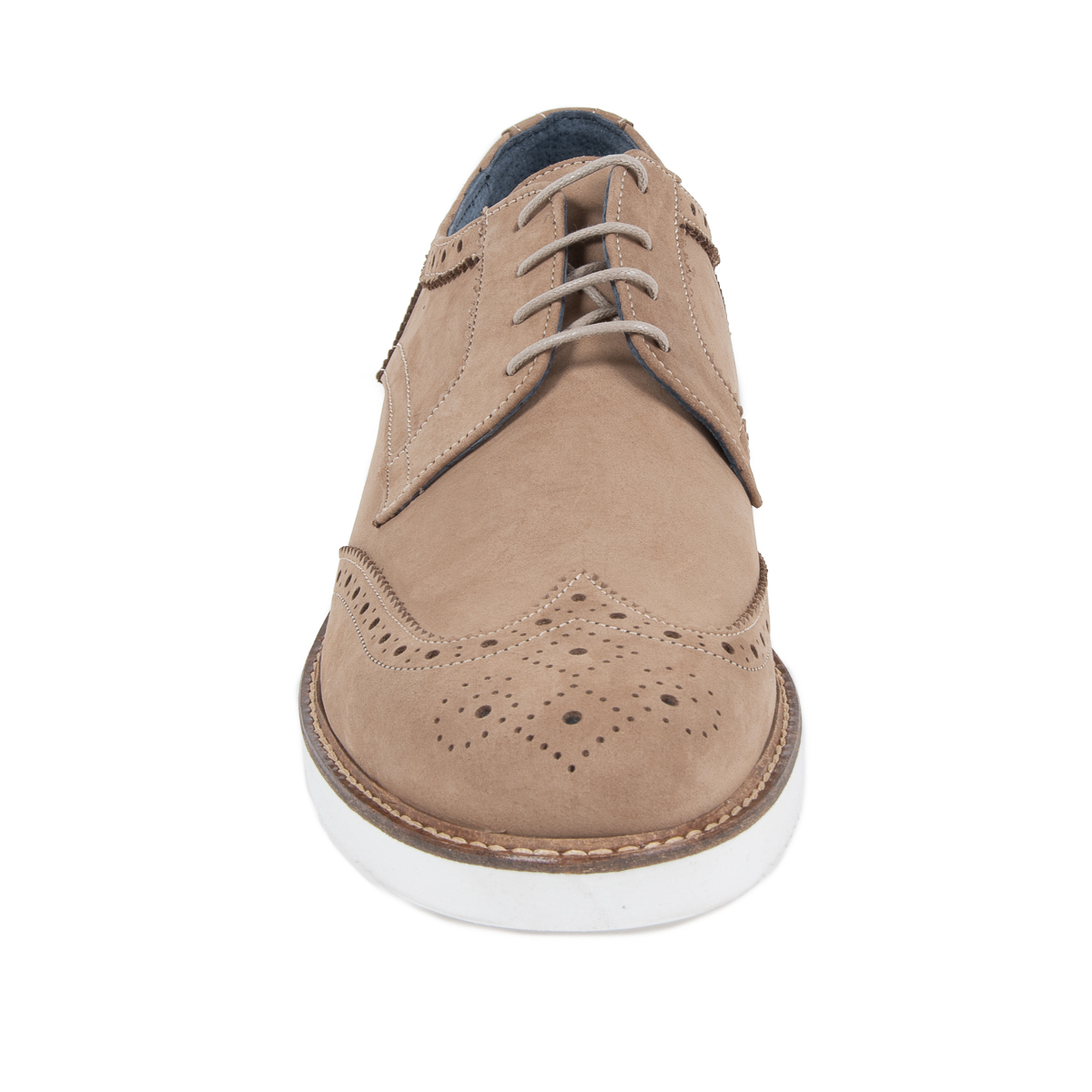 Scarpe brogue da uomo V 1969 Italia Marrone HARRY 5141 NABUK VAR 3