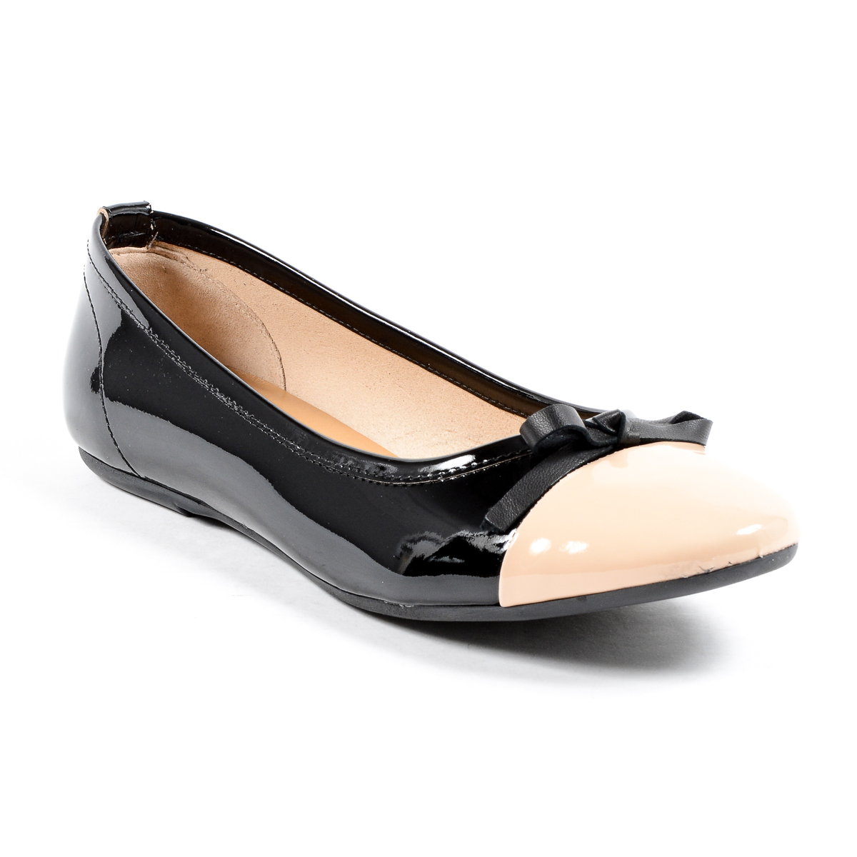 V 1969 Italia Womens Ballerina Black PARMA