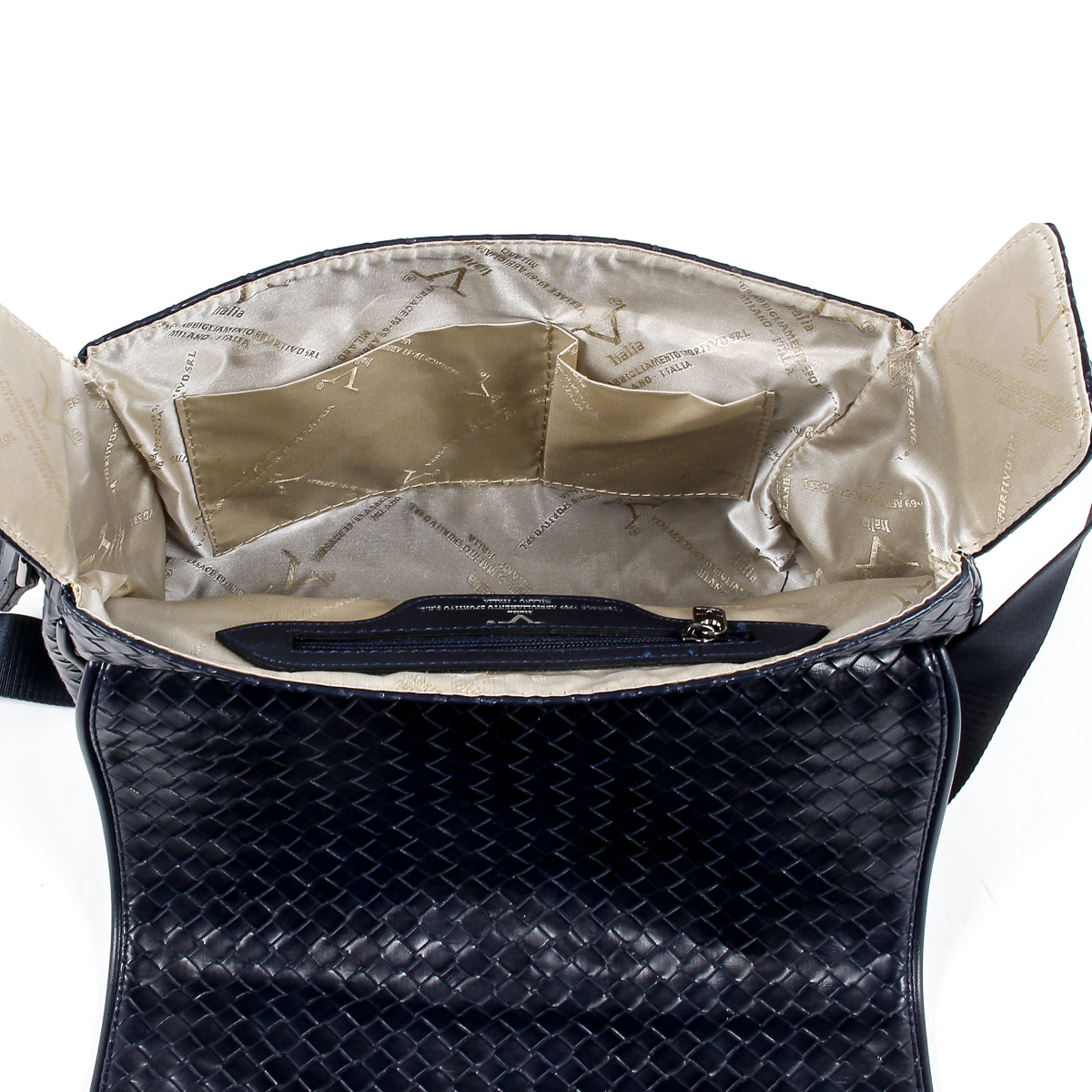 V 1969 Italia Borsa da uomo blu LEROY