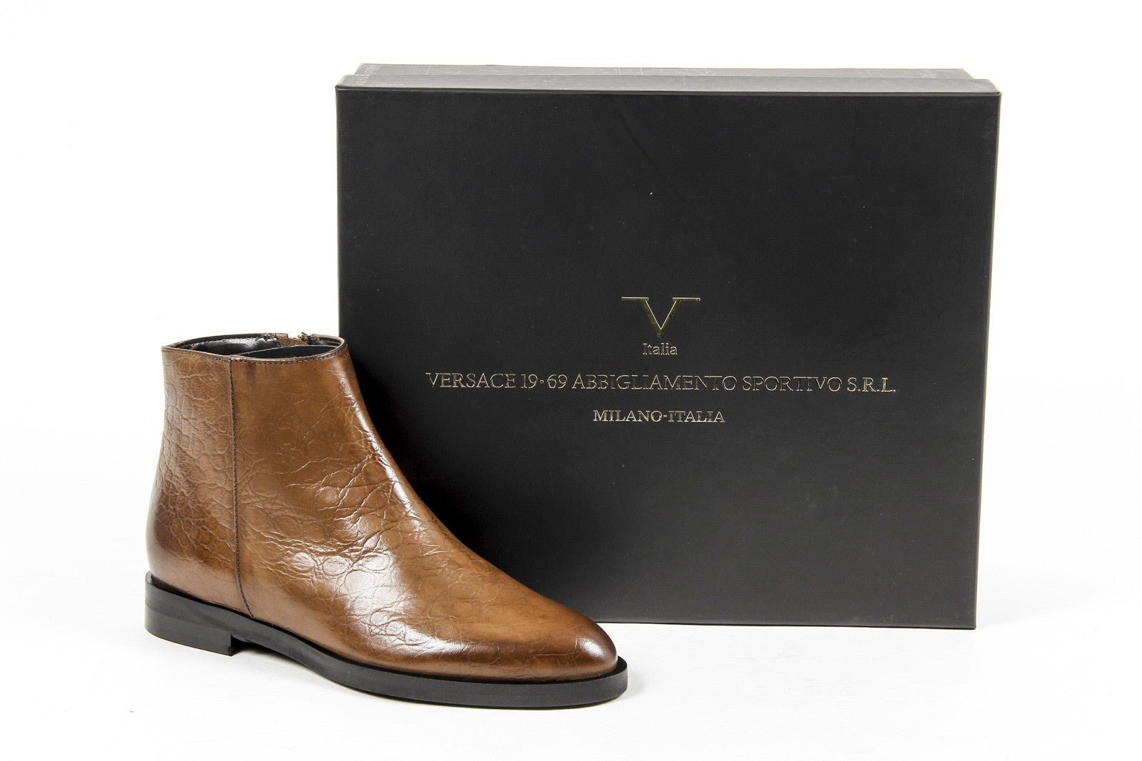 Stivaletto Donna V 1969 Italia B1993 COCCO CASHMERE CUOIO