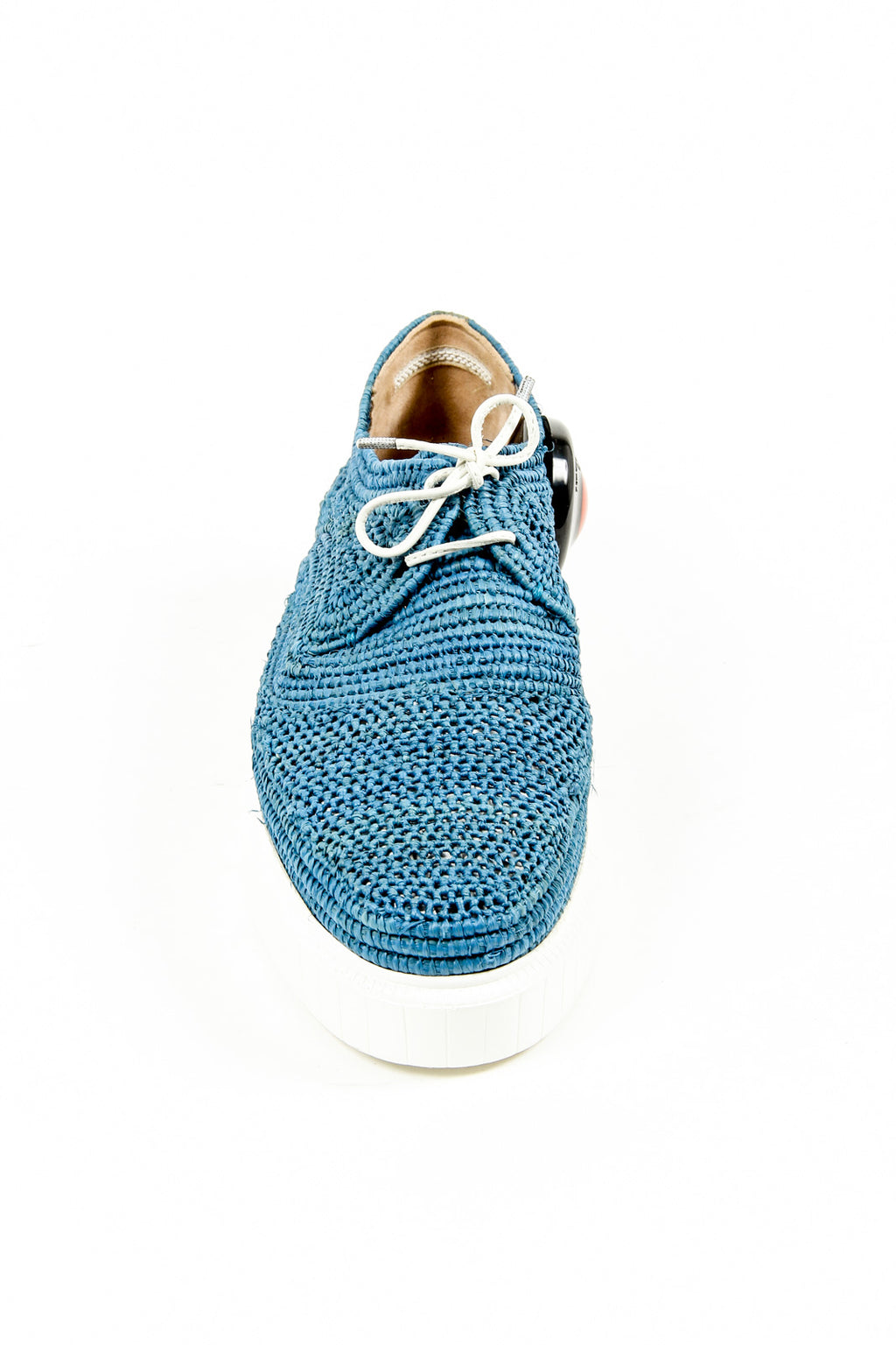Sneaker da donna Robert Clergerie Paris POCO PAILLE BLEU DBL POUDRE
