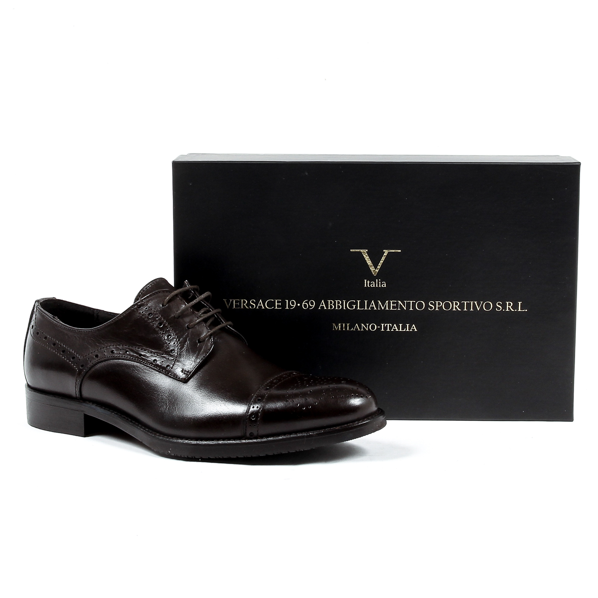 V 1969 Italia Scarpa Oxford Brogue da uomo