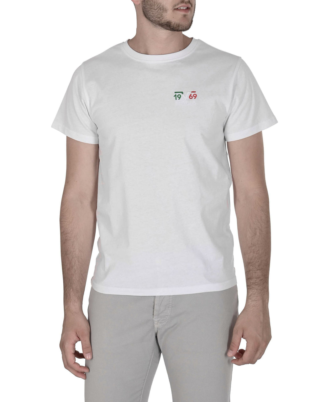19V69 Italia T-Shirt Uomo VSC1MTS03 BIANCO