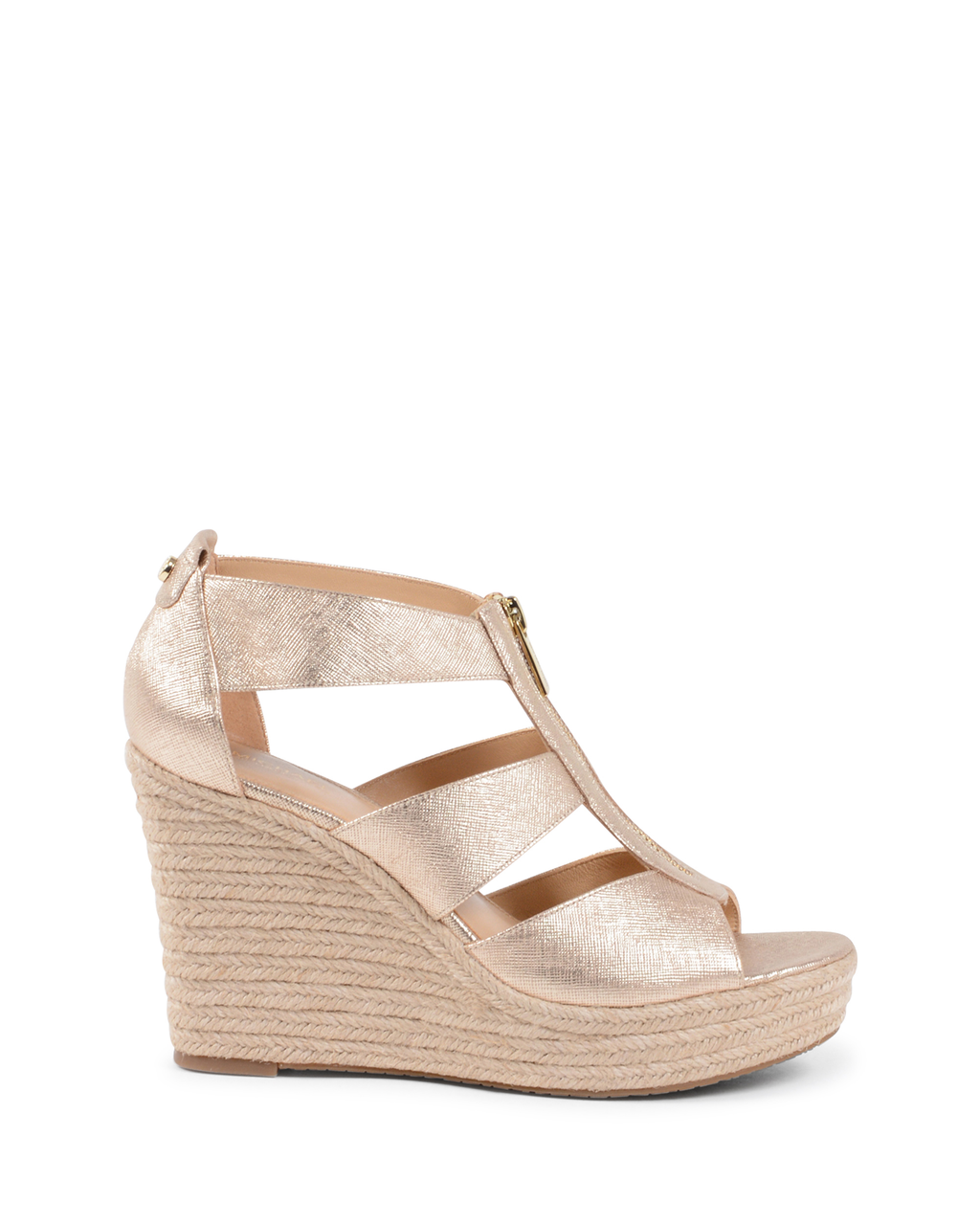 Sandali con zeppa da donna Michael Kors dorati DAMITA