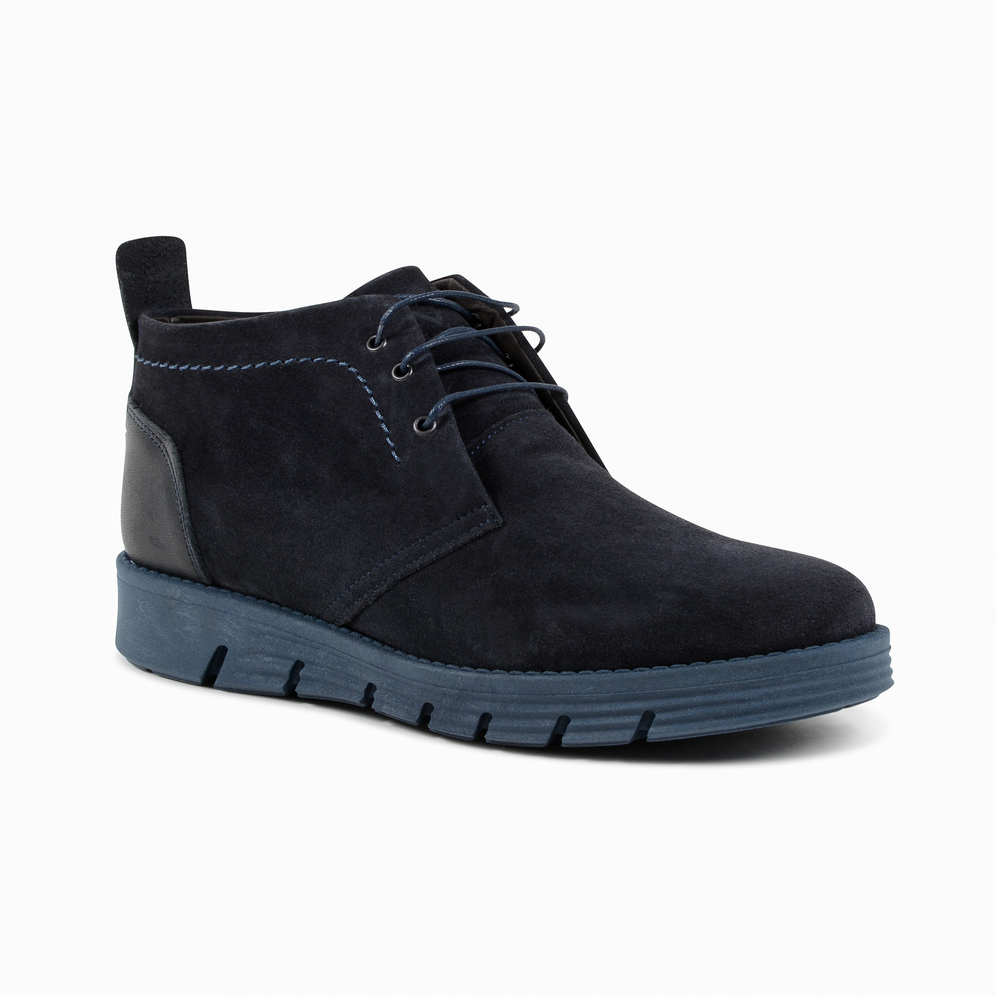19V69 Italia Stivaletto Uomo Blu 930 CAMOSCIO BLU