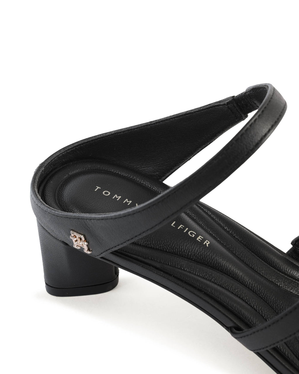 Sandalo da donna Tommy Hilfiger nero FW0FW07731BDS