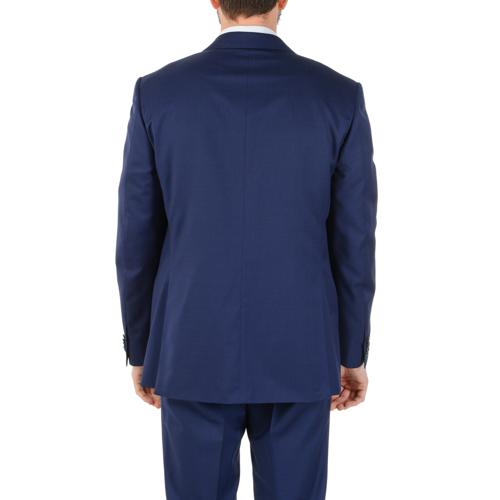 Abito da uomo Corneliani maniche lunghe blu Super 130's