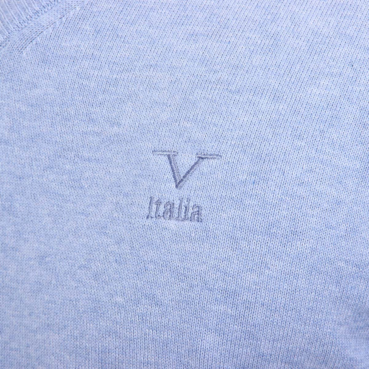 V 1969 Italia Maglione da uomo a maniche lunghe con scollo a V