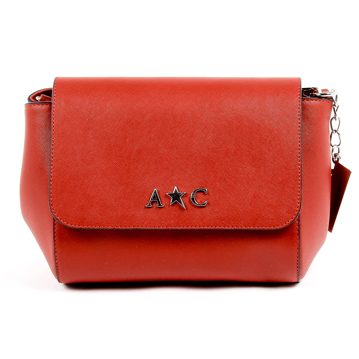 Borsa a mano da donna Andrew Charles rossa VERA