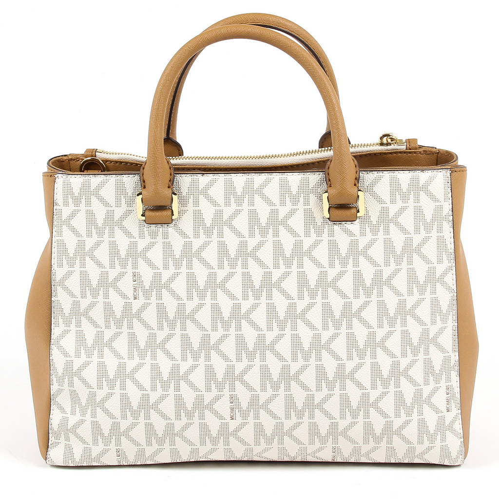 Borsa a mano da donna Michael Kors KELLEN 35S7GSOS2B VANIGLIA ACRN