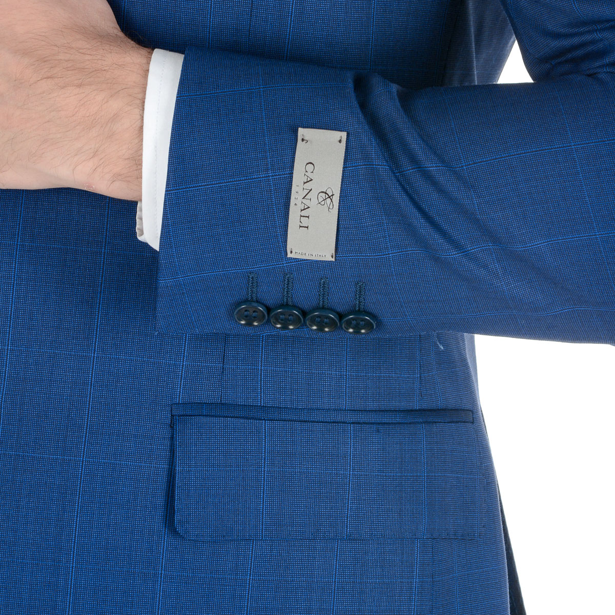 Abito da uomo Canali maniche lunghe blu