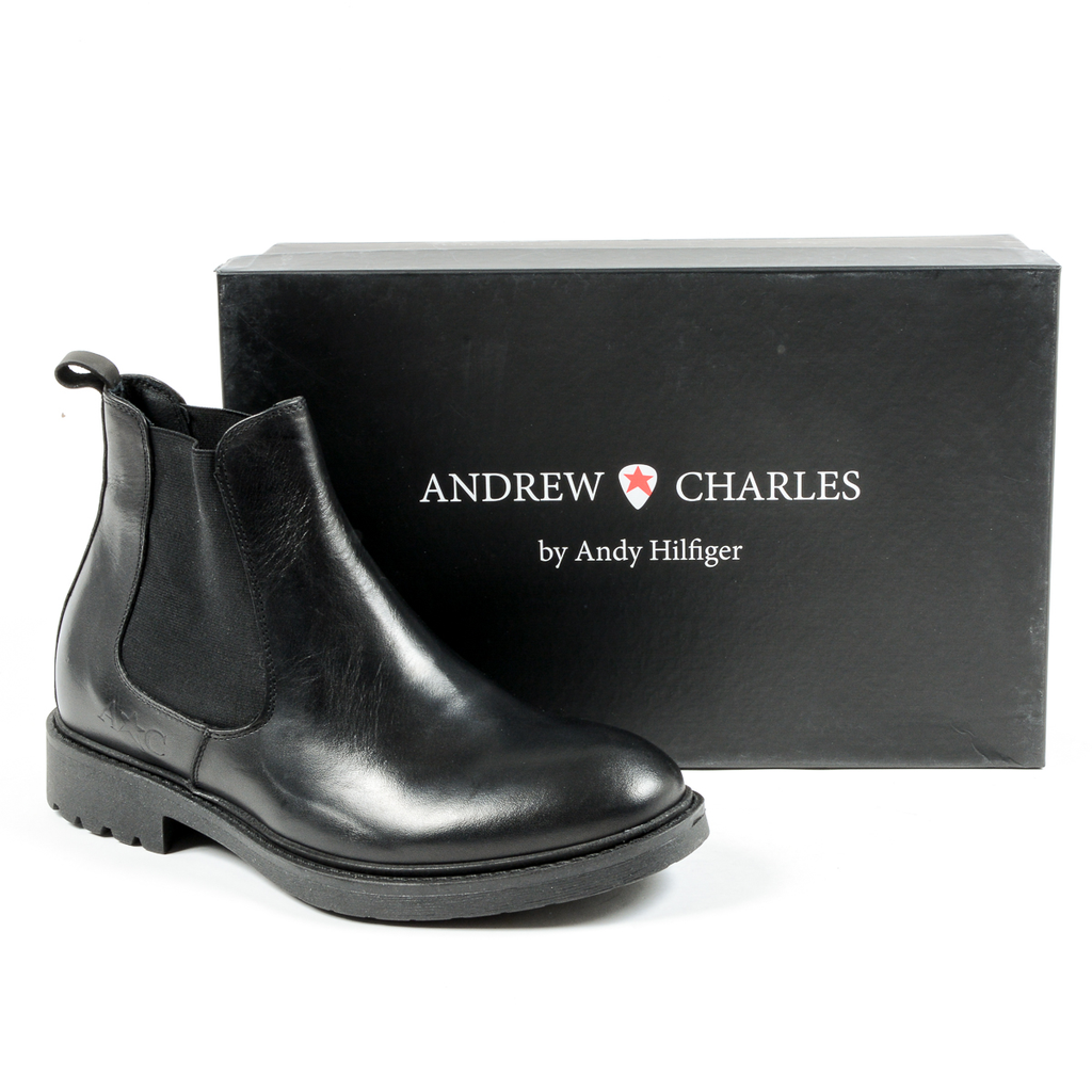 Stivaletti da uomo Andrew Charles neri KID