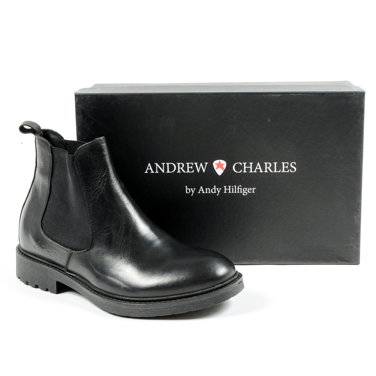 Stivaletti da uomo Andrew Charles neri KID