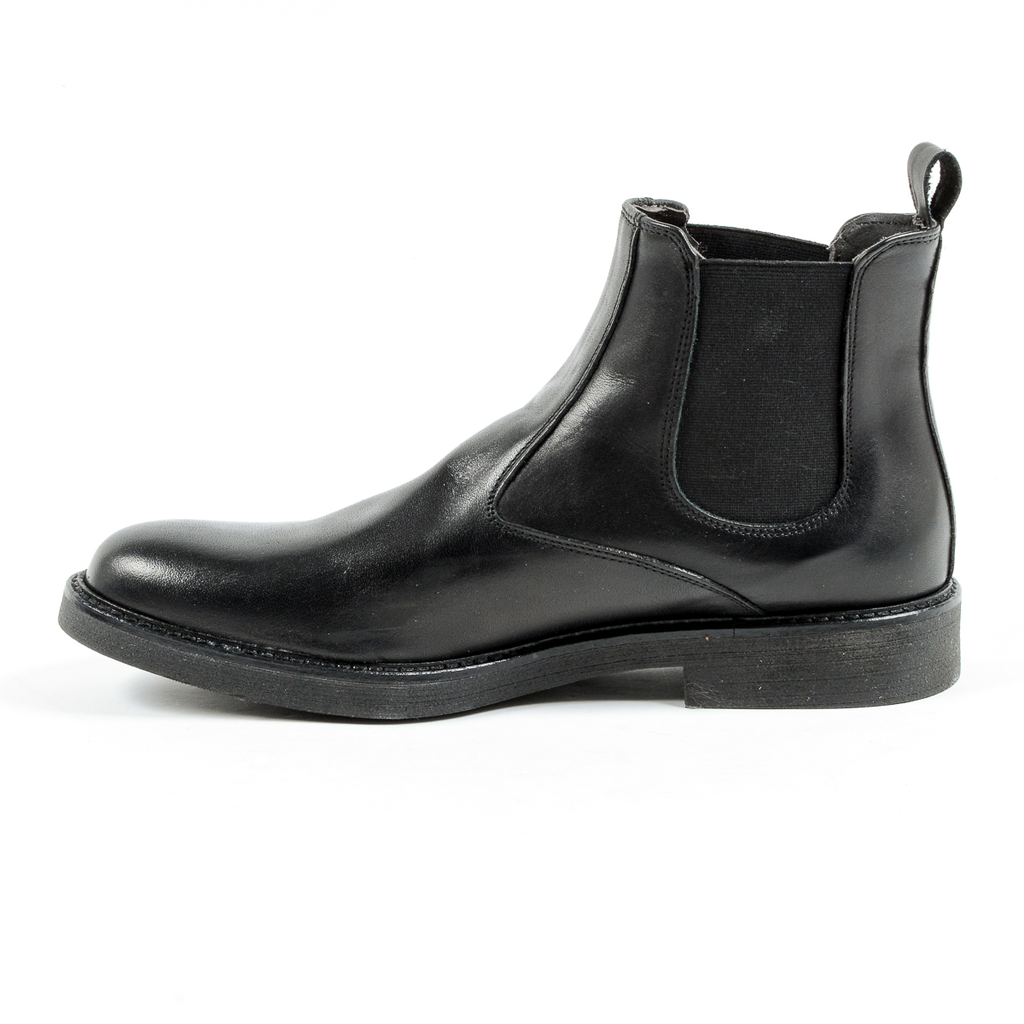 V 1969 Italia Stivaletto Uomo Nero HIERRO