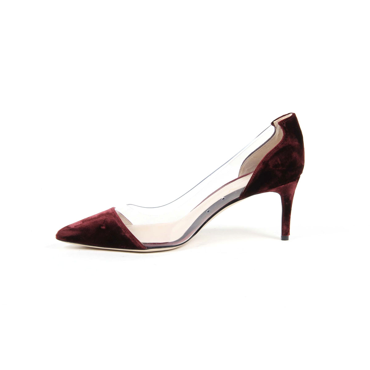 V 1969 Italia Womens Pump 3105124 VELLUTO 391 BORDEAUX