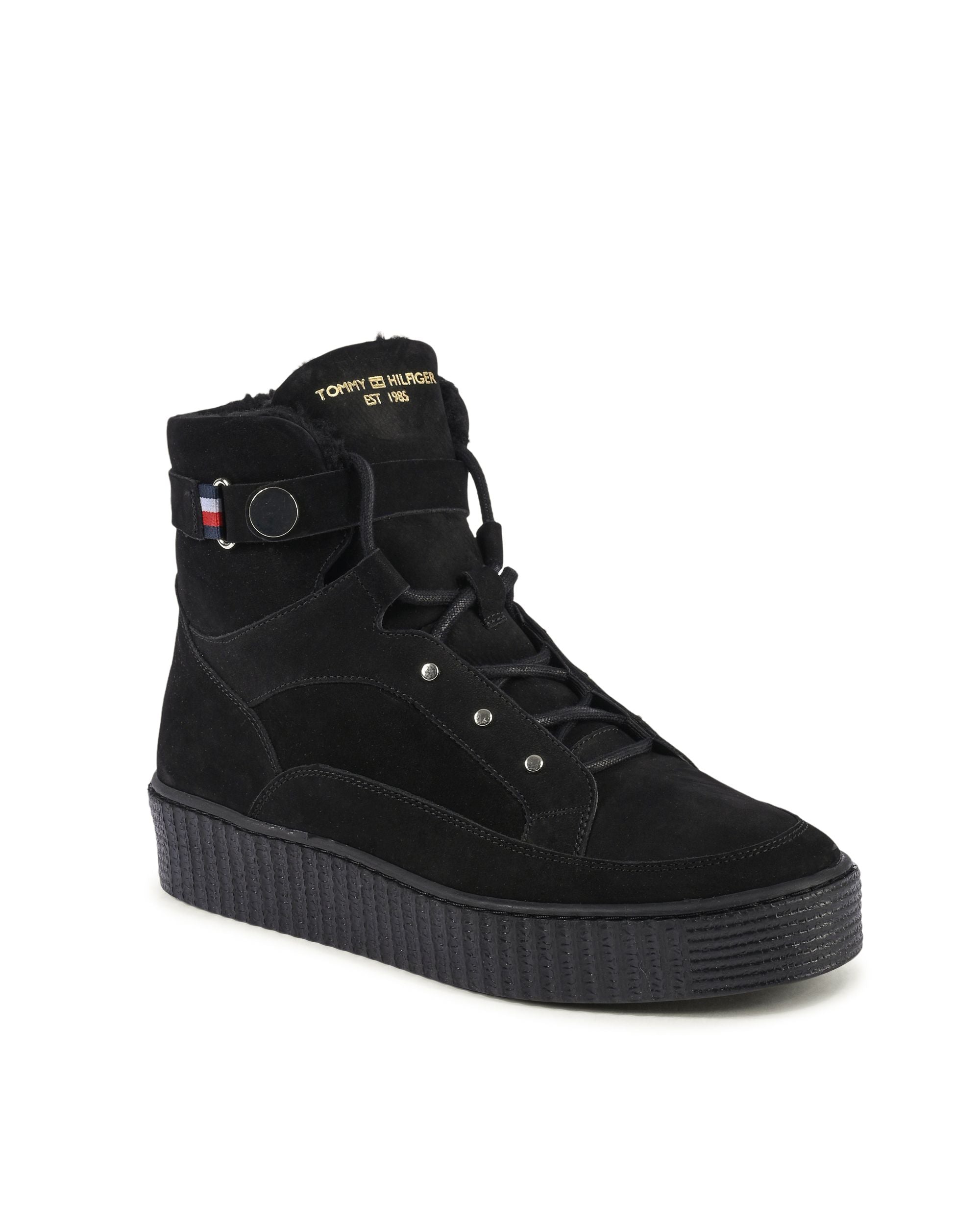 Tommy Hilfiger Stivali da donna NERO FW0FW06798BDS