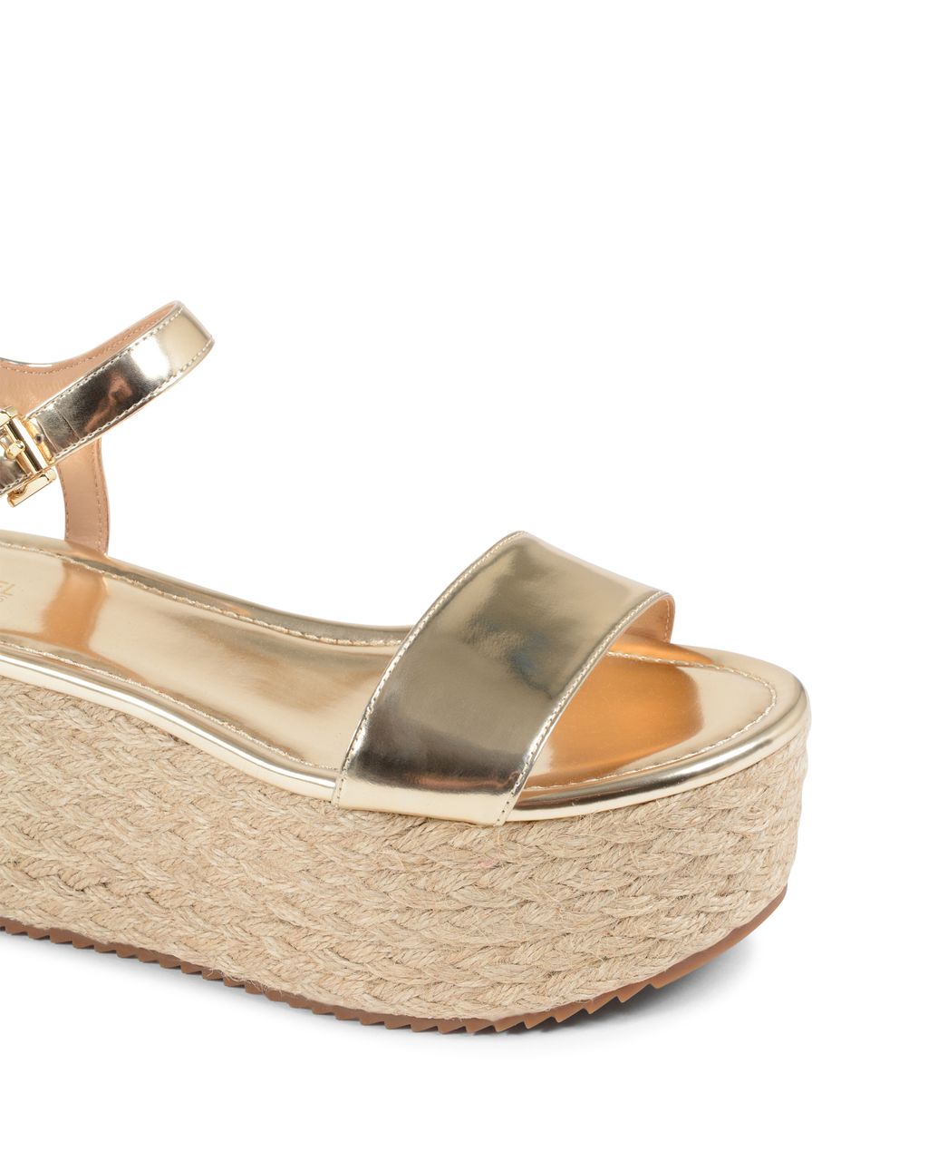 Sandalo con plateau da donna Michael Kors Oro NANTUCKET