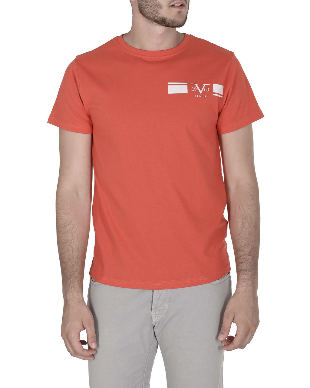 19V69 Italia T-Shirt Uomo VSC1MTS05 GRENADINE