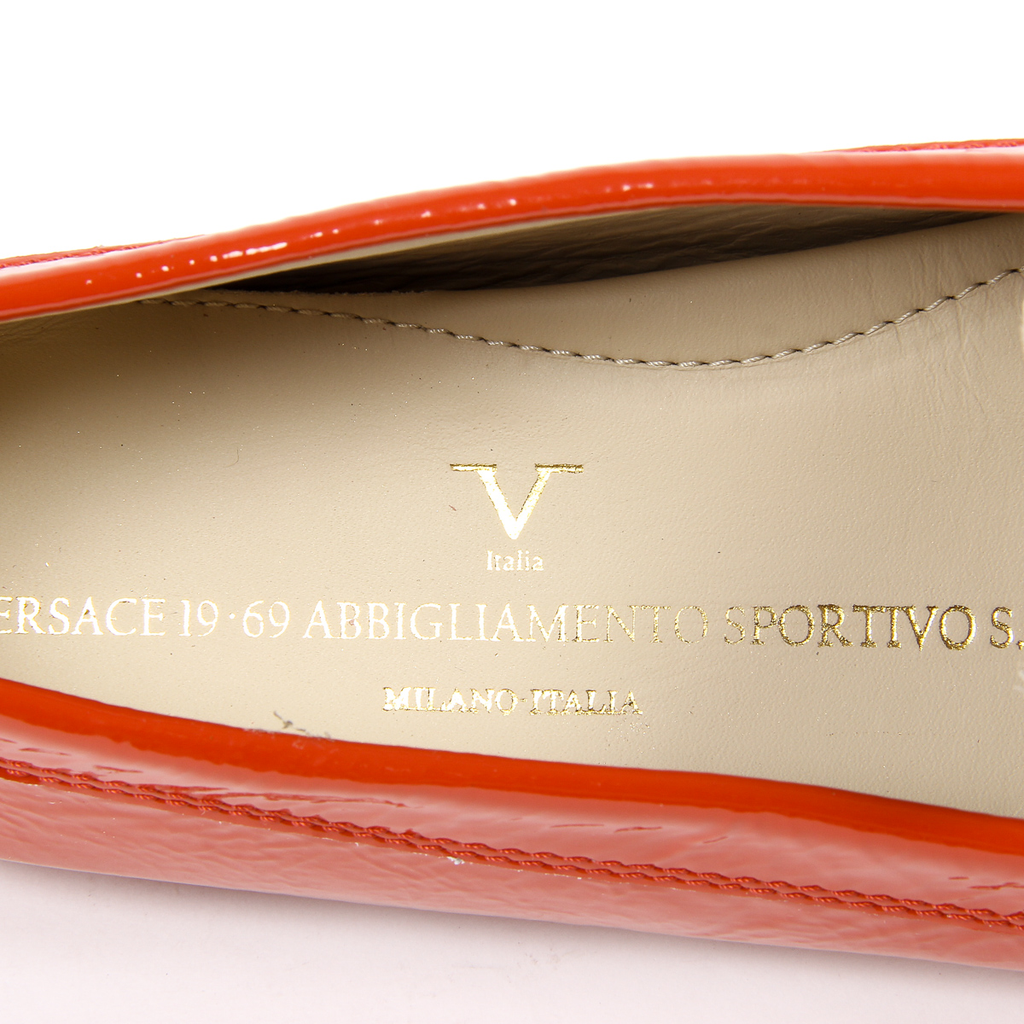V 1969 Italia Mocassino da donna rosso AMALFI