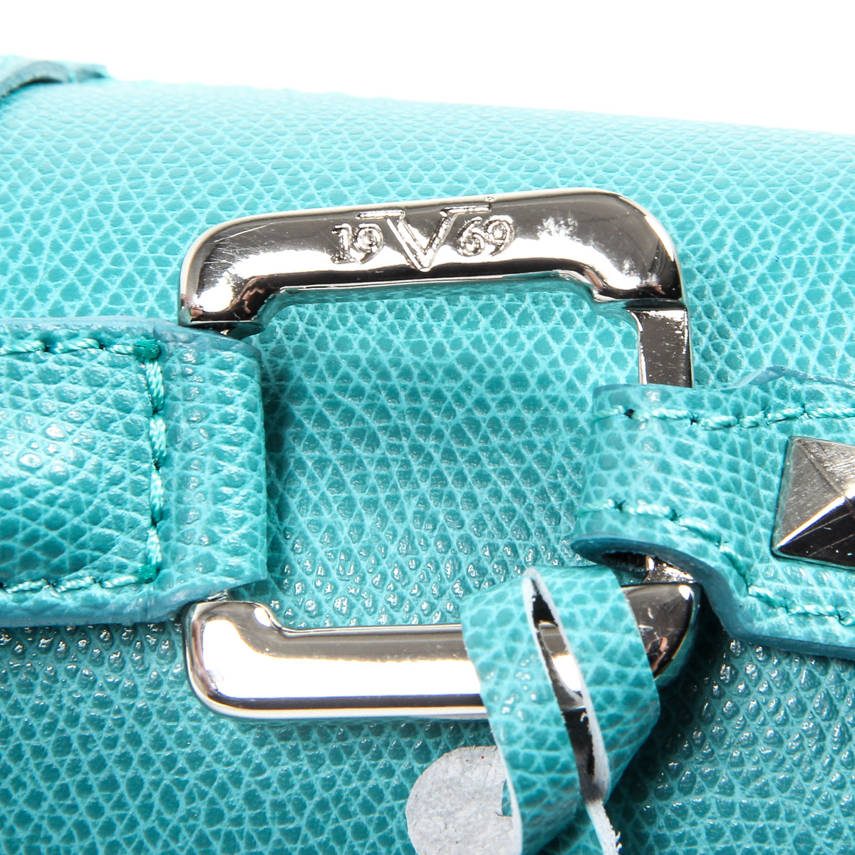 Borsa da donna V 1969 Italia V020-S PALMELLATO TURCHESE