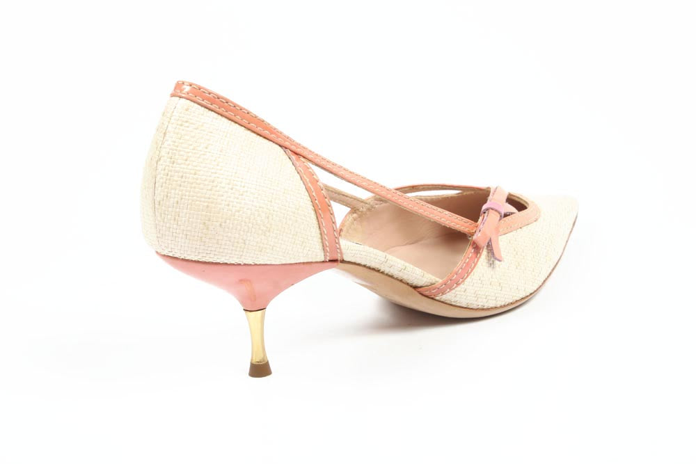 Décolleté da donna Sebastian Milano S1832 PAGLIA NATURALE+VERN