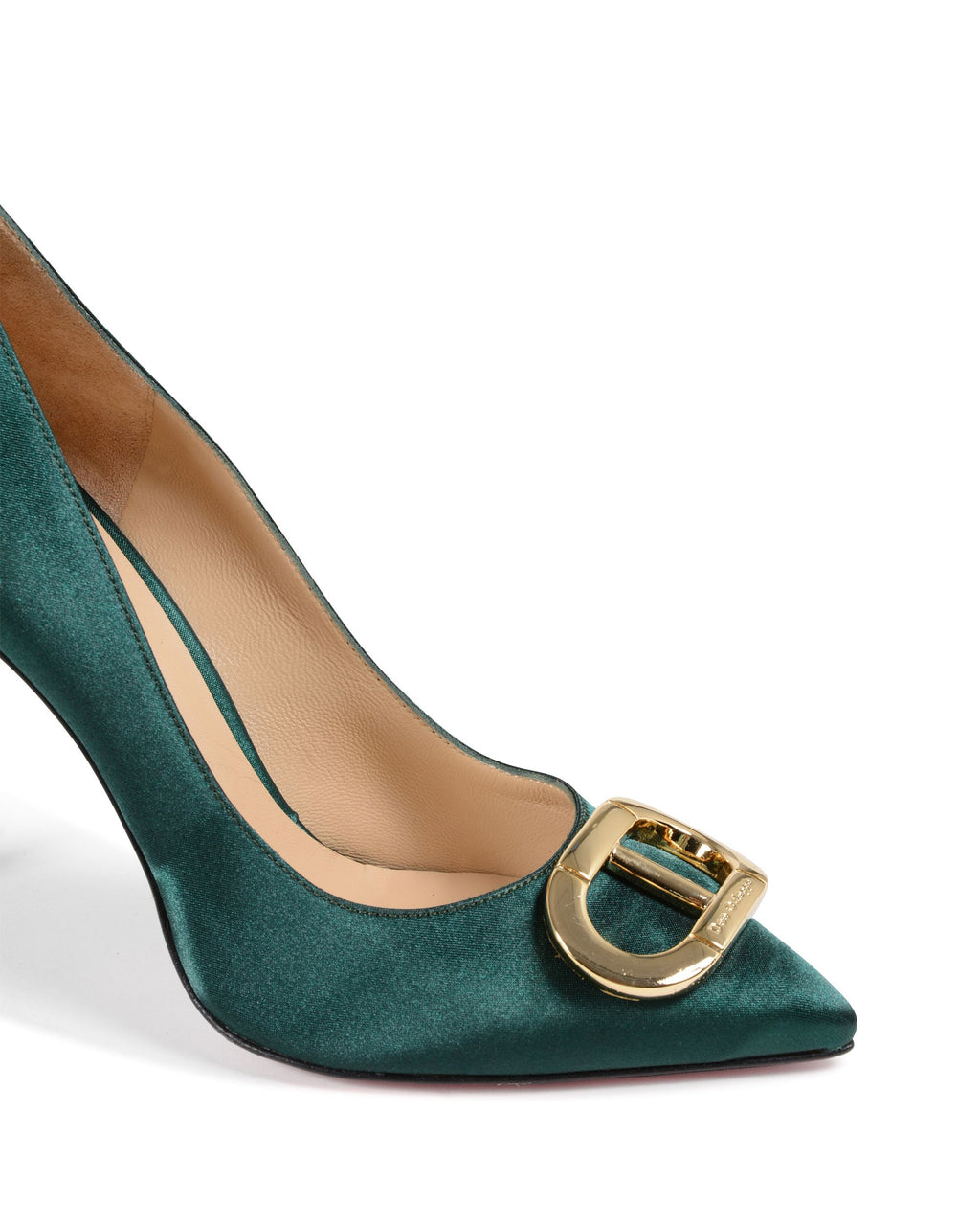 Scarpa con tacco a spillo Logo Fairy - Satin Petrol