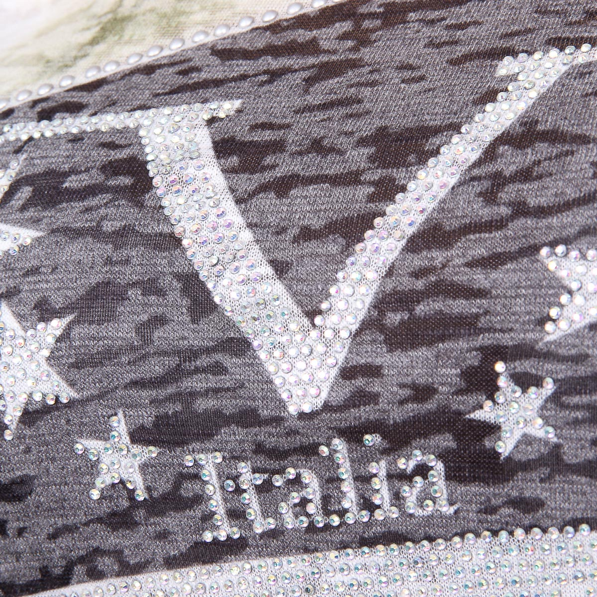 V 1969 Italia T-shirt da donna a maniche corte con scollo a V gialla EMILY