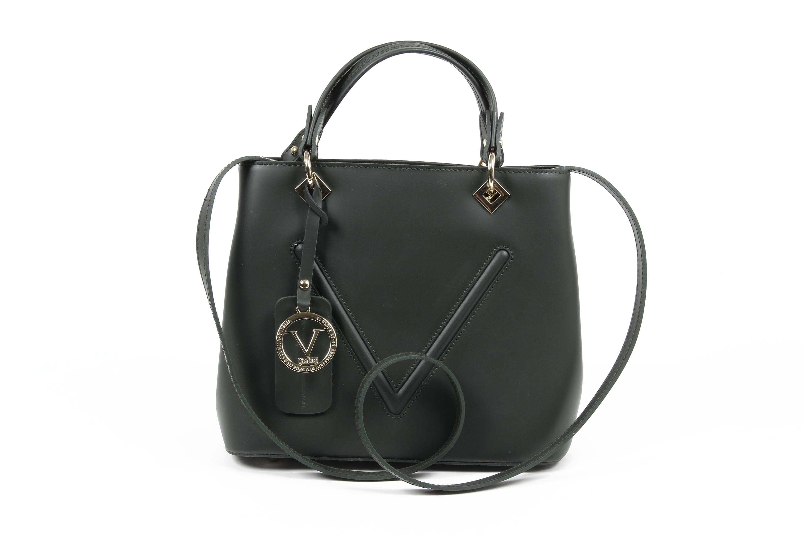 Borsa da donna V 1969 Italia V004/2 RUGA VERDE BOTTIGLIA