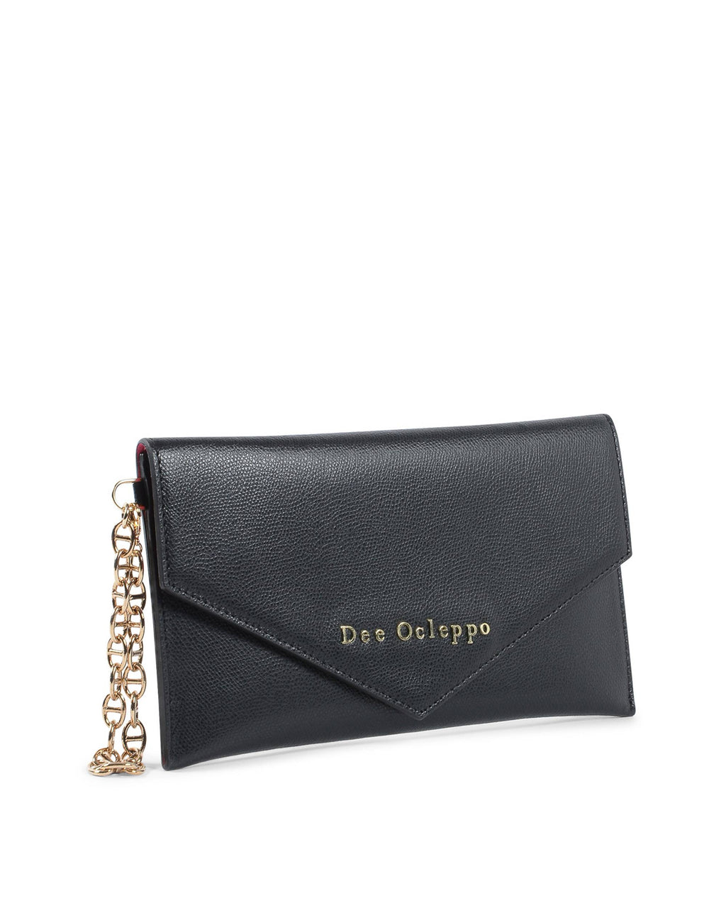 Dee Ocleppo Borsa a mano da donna DC220 LOGO PALMELLATO NERO