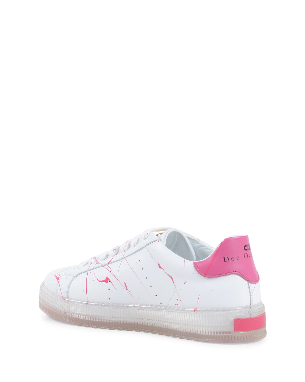 Sneaker Splatter - Bianco Fuxia
