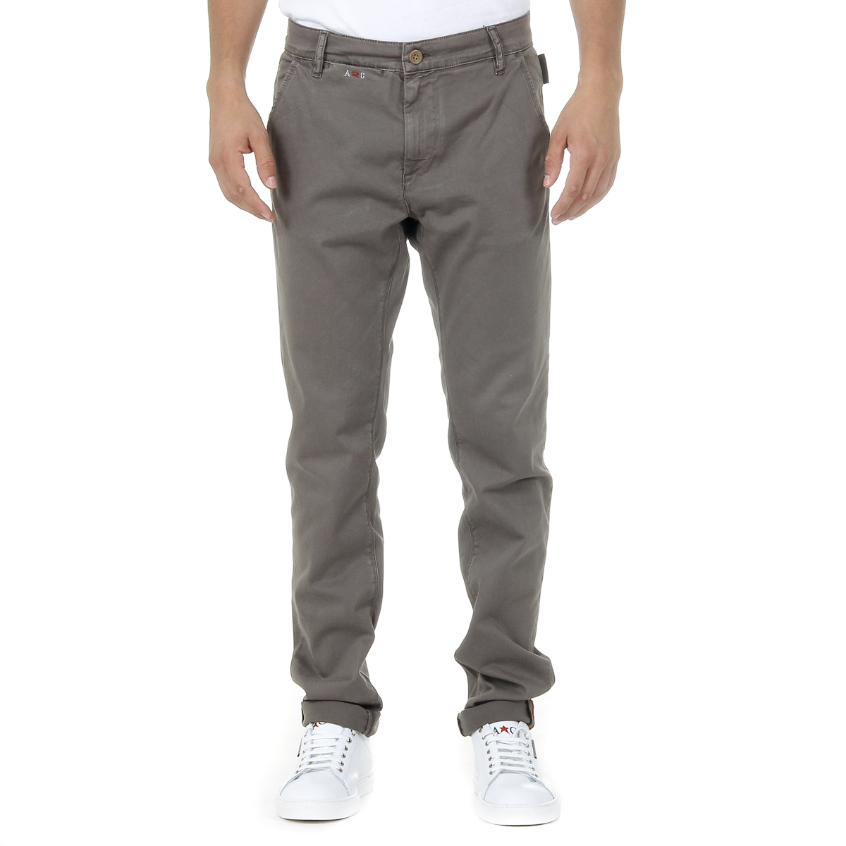 Pantaloni da uomo Andrew Charles marroni AMARA