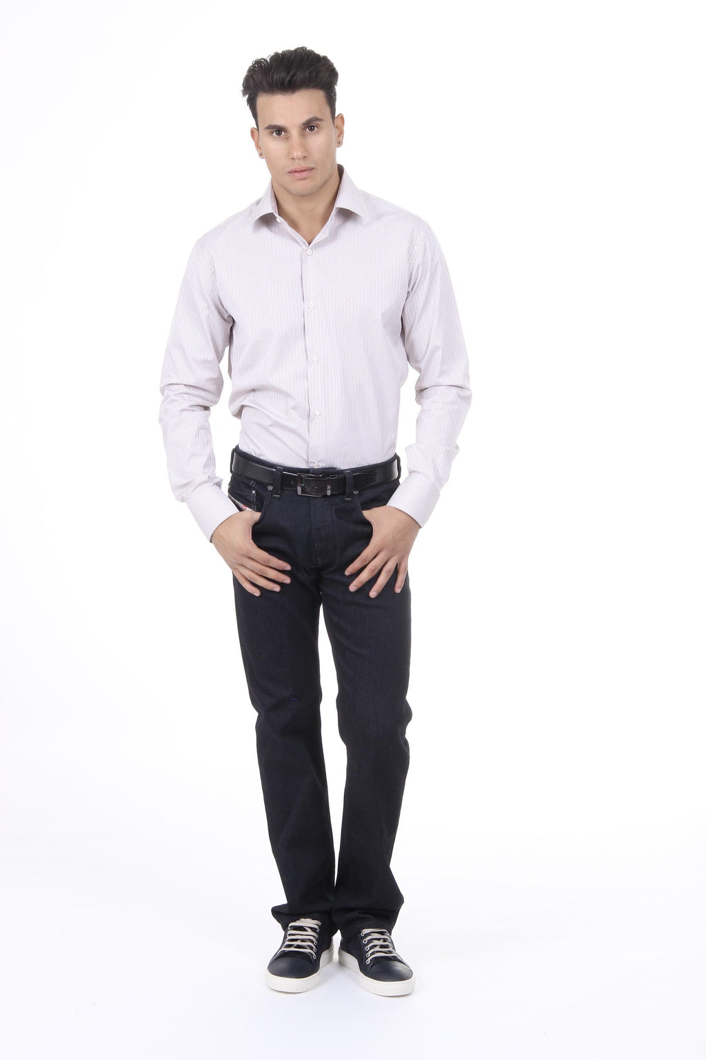V 1969 Italia Camicia da uomo Modern Classic Fit 377 VAR. 213