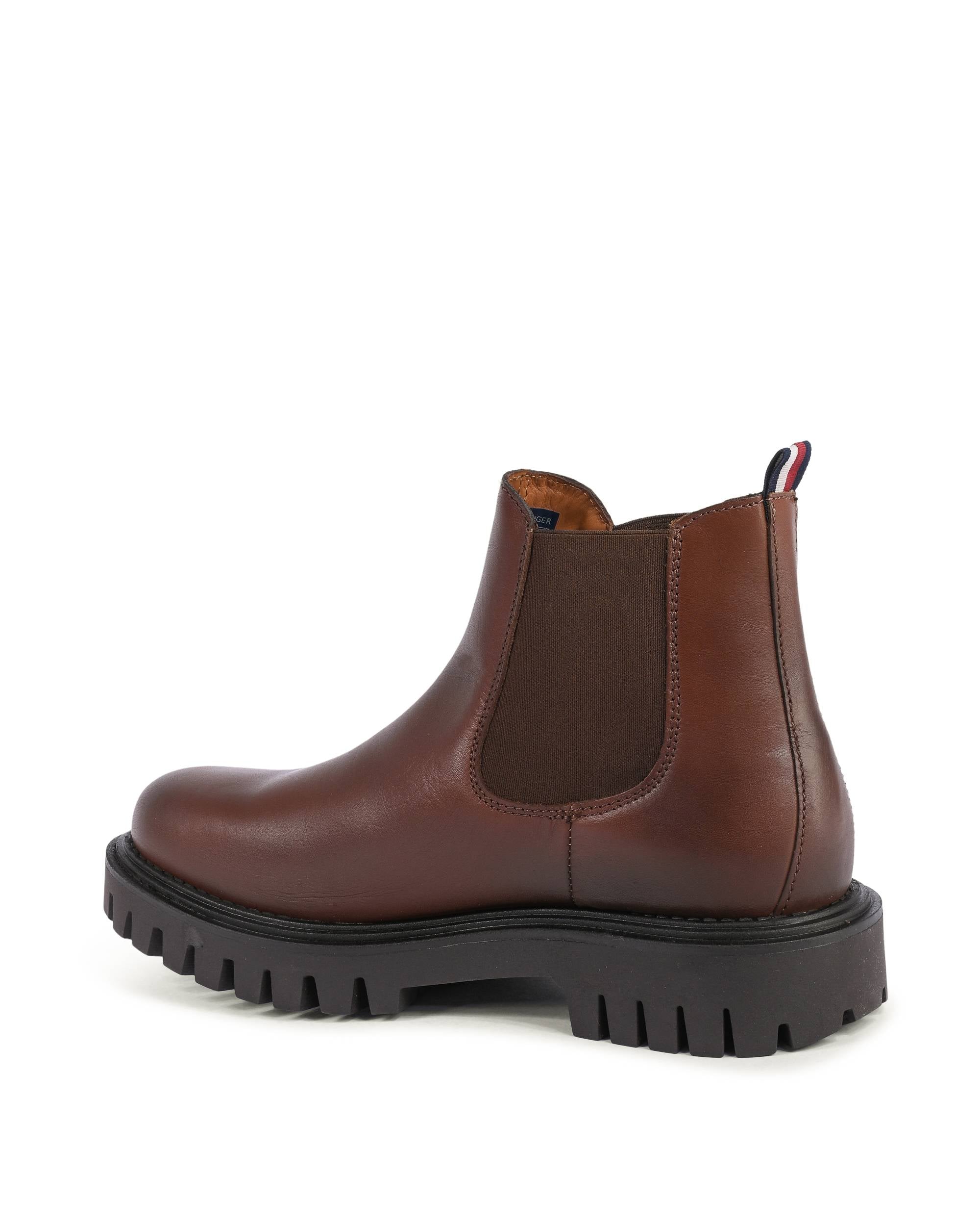 Tommy Hilfiger Uomo Stivali MARRONE FM0FM04755GVI