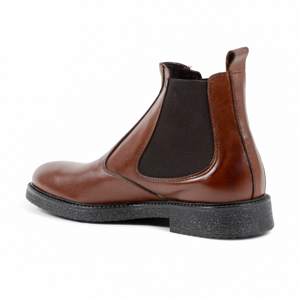 Stivaletto Uomo 19V69 Italia Cammello 043 G VITELLO CUOIO