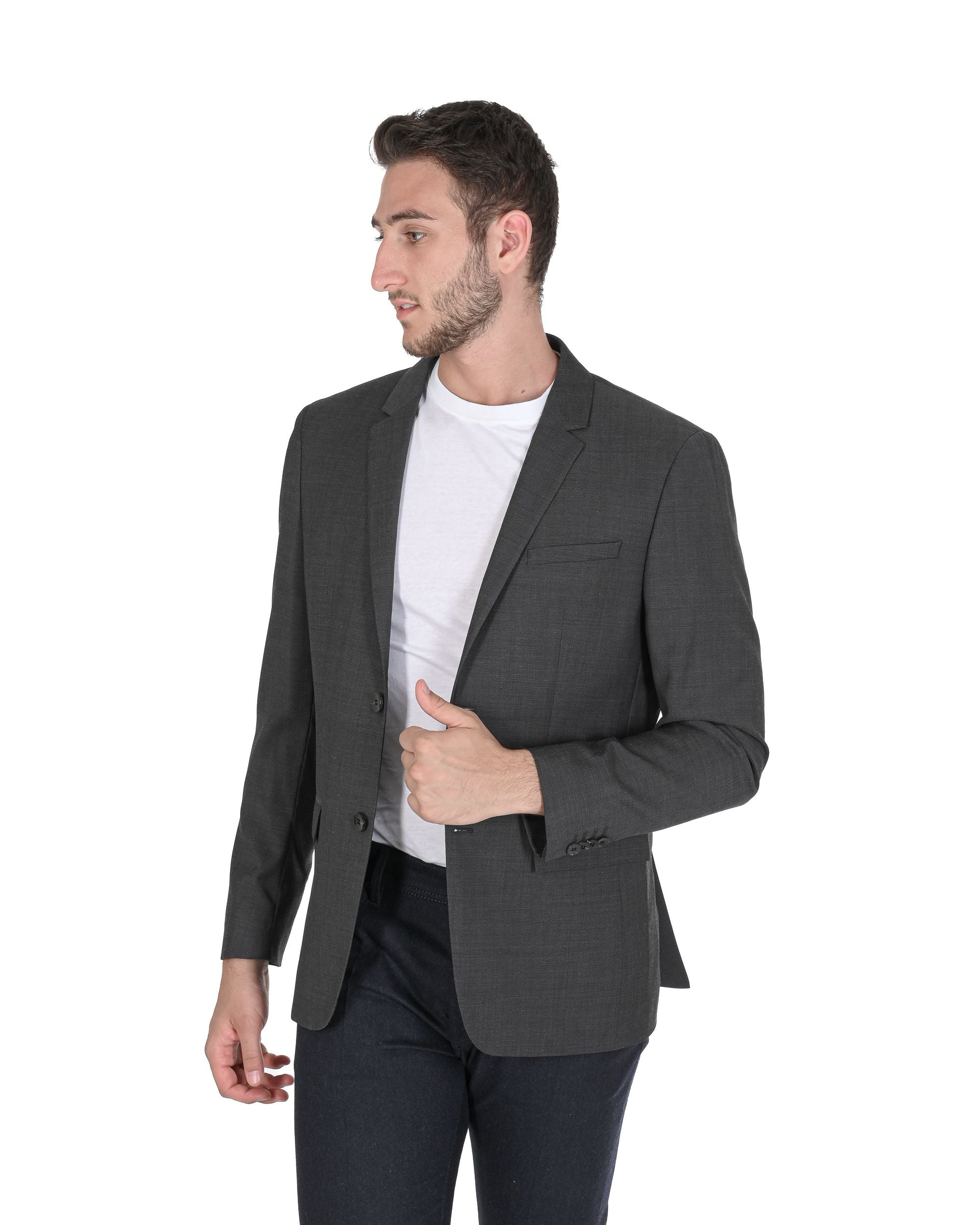 Calvin Klein Blazer da uomo grigio K1IK101985038
