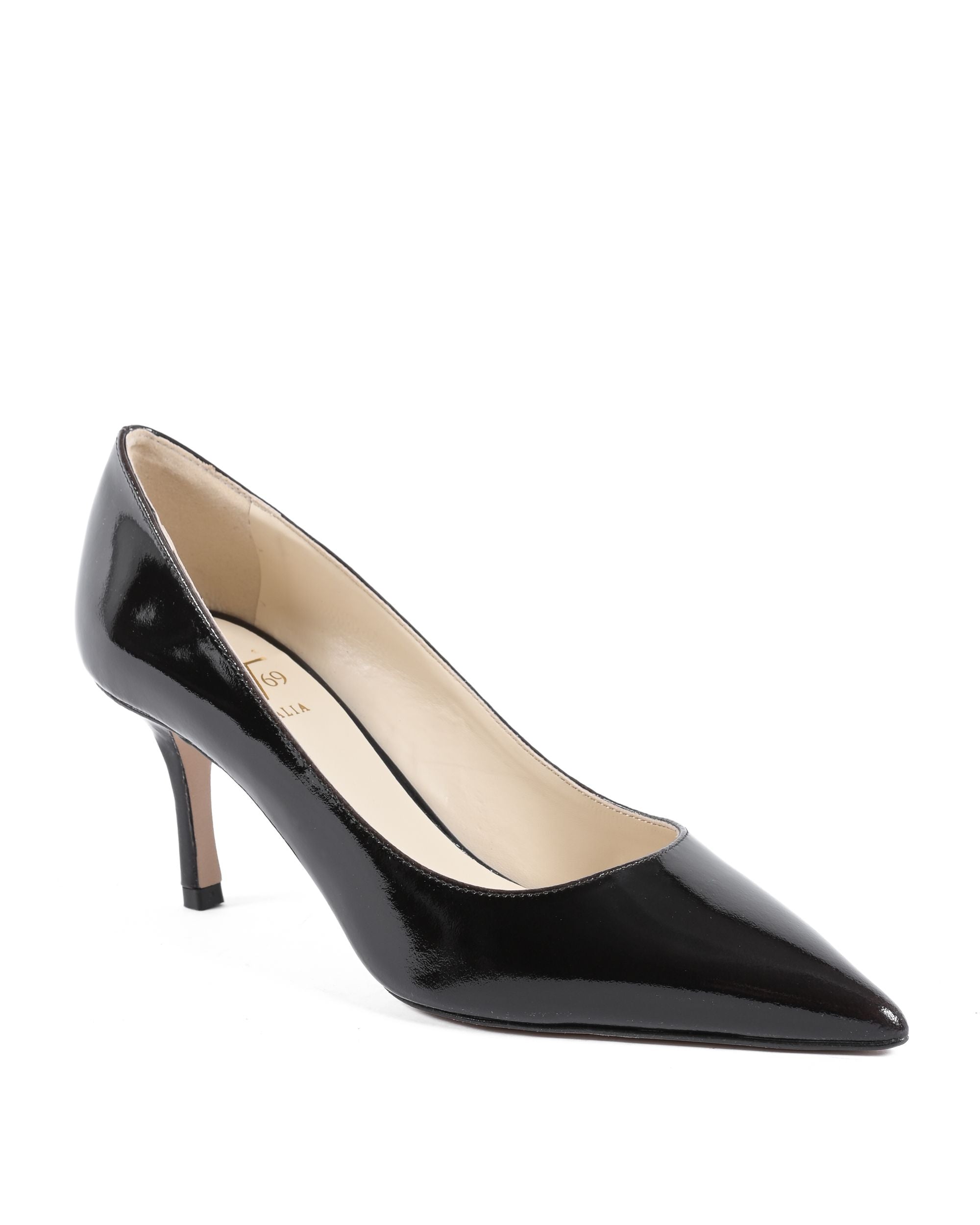 19V69 Italia Decolleté Donna Marrone Scuro INES65 VERNICE CIOCCOLATO FONDENTE