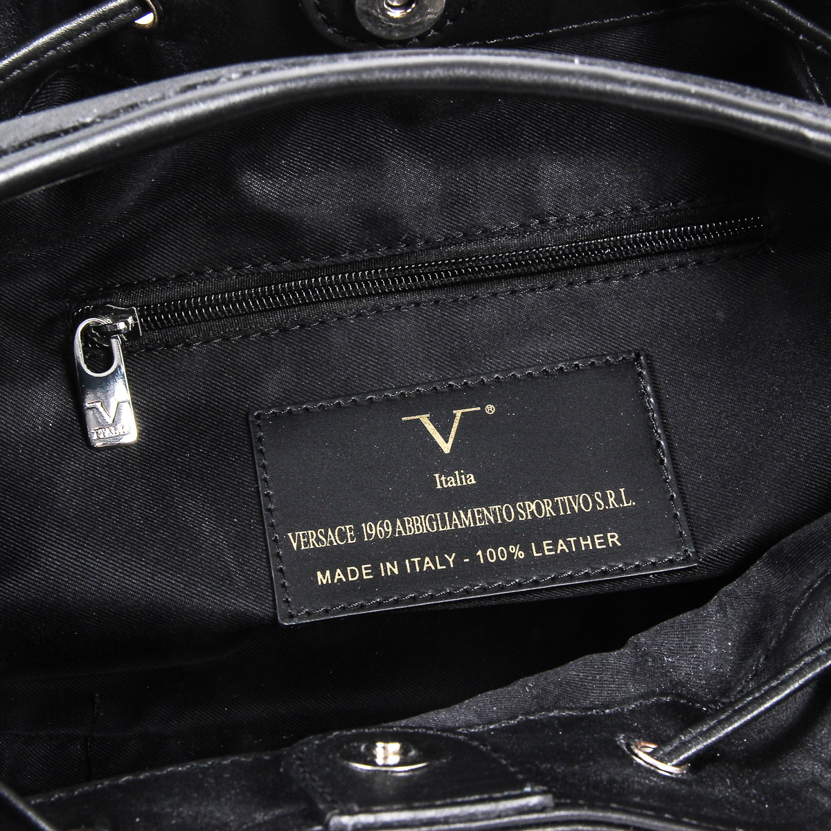 V 1969 Italia Borsa da donna V005-S SOFT NERO