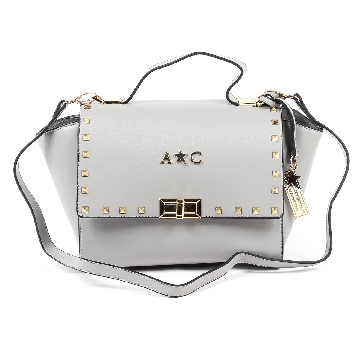 Borsa a mano da donna Andrew Charles grigio chiaro JAIME
