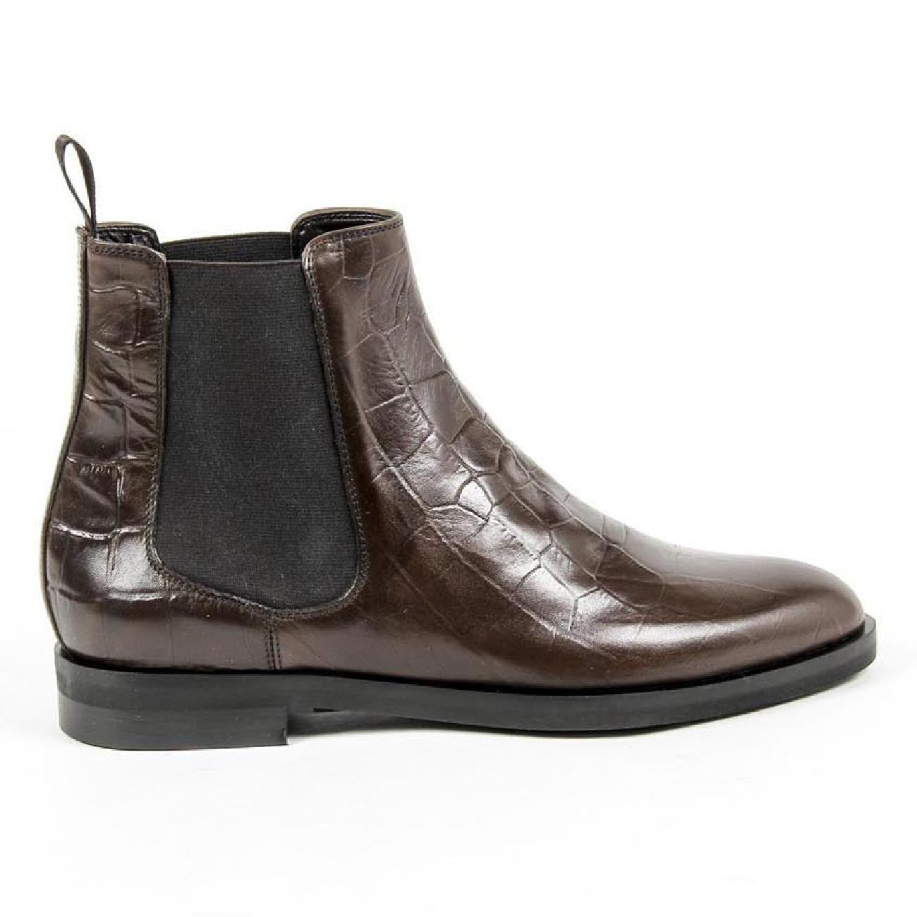 V 1969 Italia Stivaletto Donna B1578 COCCO CASHMERE MARRONE