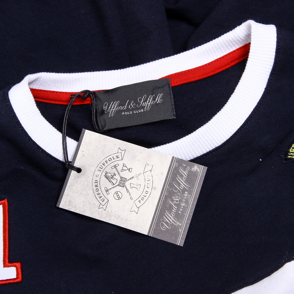Maglione da uomo a maniche lunghe con scollo tondo Ufford & Suffolk Polo Club