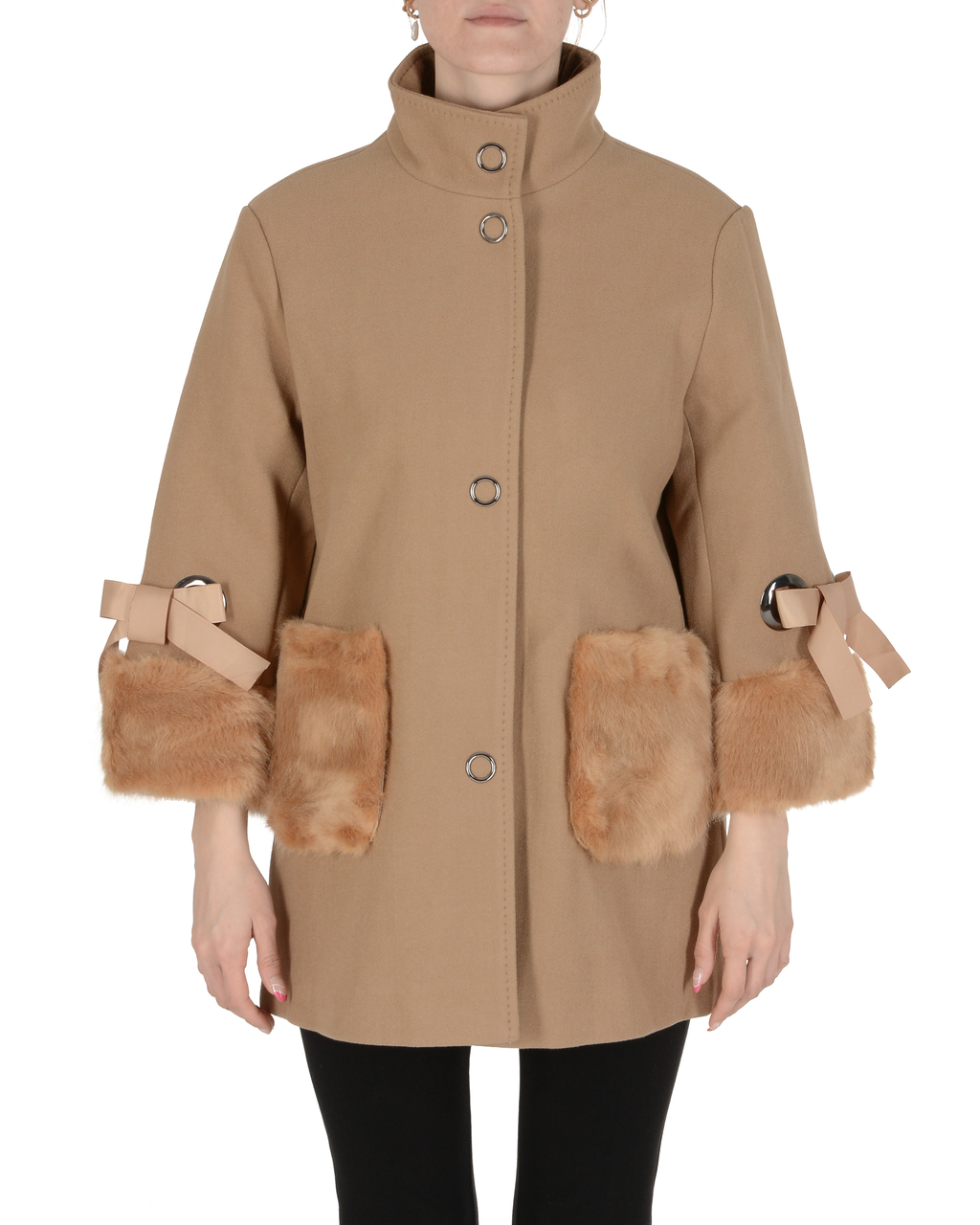 19V69 Italia Cappotto Donna Beige MIMI CAMEL