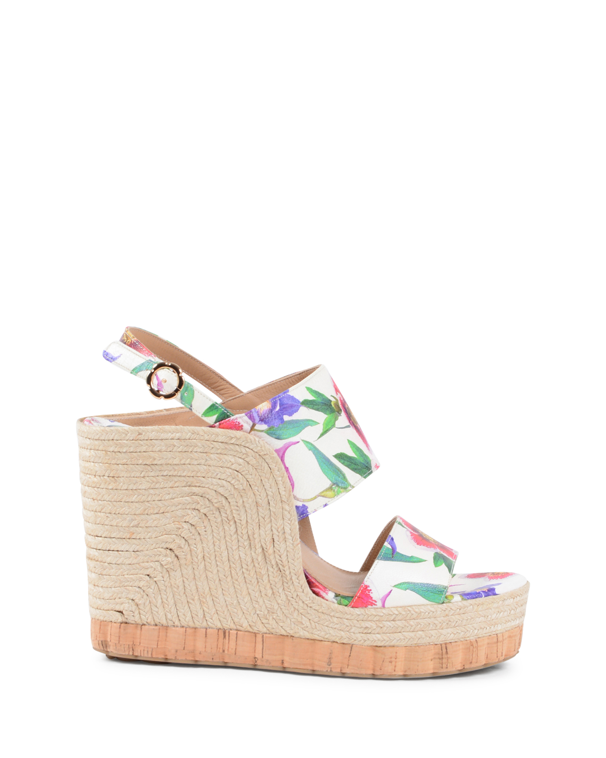 Salvatore Ferragamo Sandalo Con Zeppa Donna Multicolor MARATEA