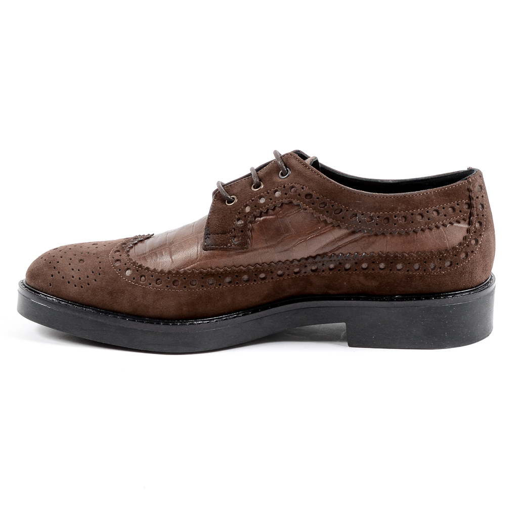 V 1969 Italia Scarpa Brogue da Donna Marrone TRENTO