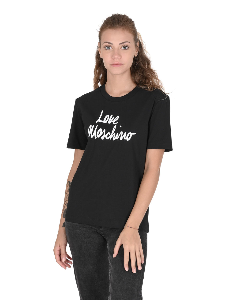 T-shirt da donna Love Moschino W 4 H06 18 M 3876 C74 NERO