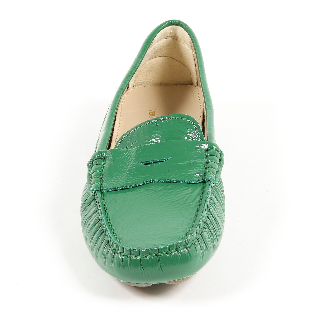 V 1969 Italia Mocassino da donna verde AMALFI